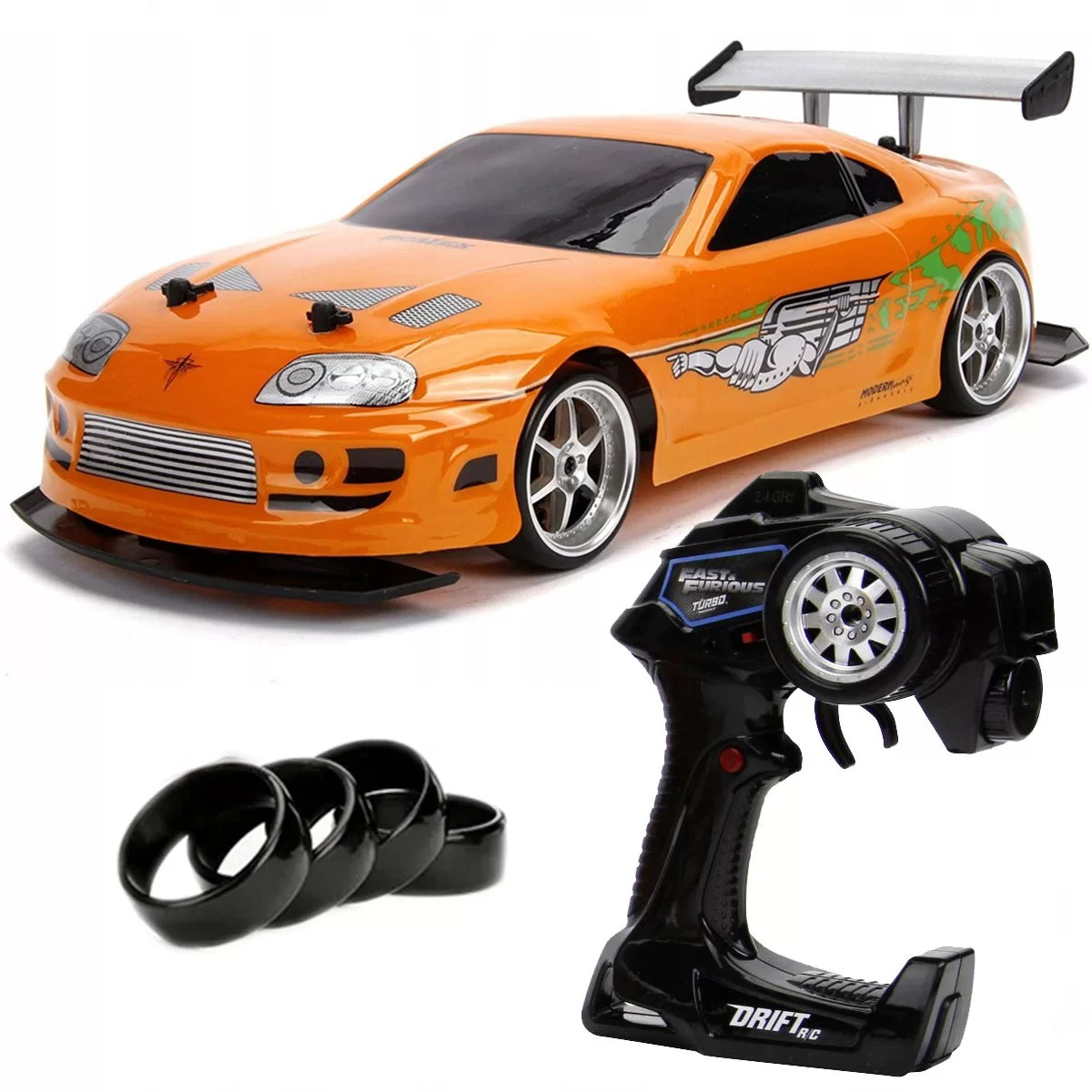 1-10-fast-furious-1995-kumandali-brian-s-toyota-supra-drift-turbo-araba-779430 1:10 Fast & Furious 1995 Kumandalı Brian's Toyota Supra Drift Turbo Araba - Görsel 1