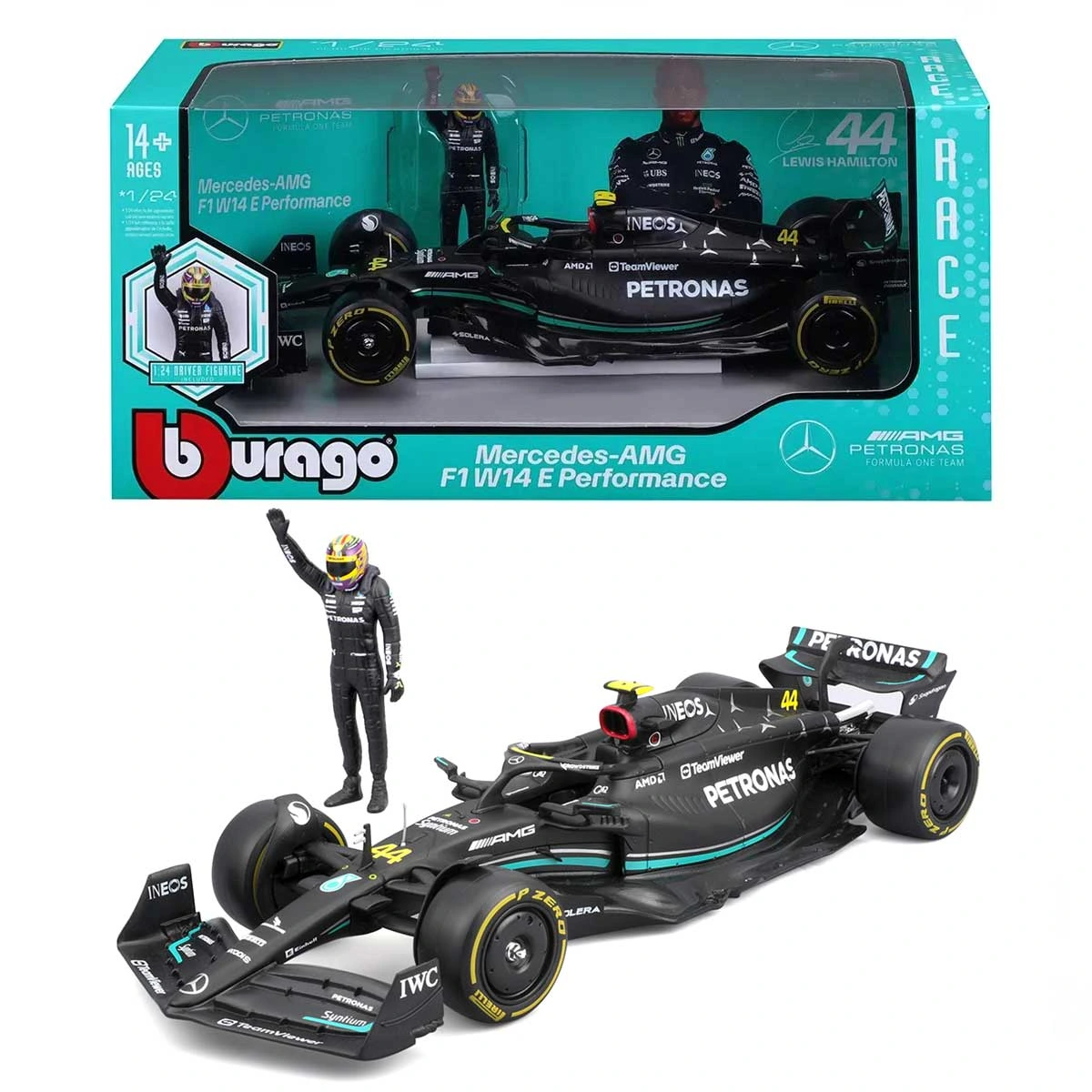 1-24-mercedes-amg-f1-w14-e-performance-25569722-sw1200sh1200 1:24 Mercedes-AMG F1 W14 E Performance - Görsel 1