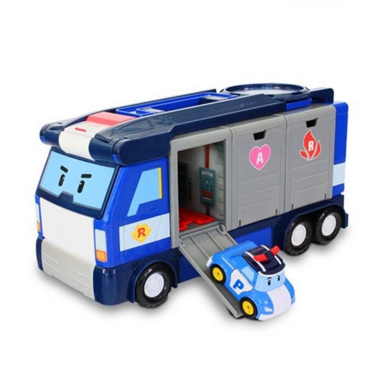 5d22401217a41-39401-1 Robocar Poli Ana Merkez Mobil Araç - Görsel 1