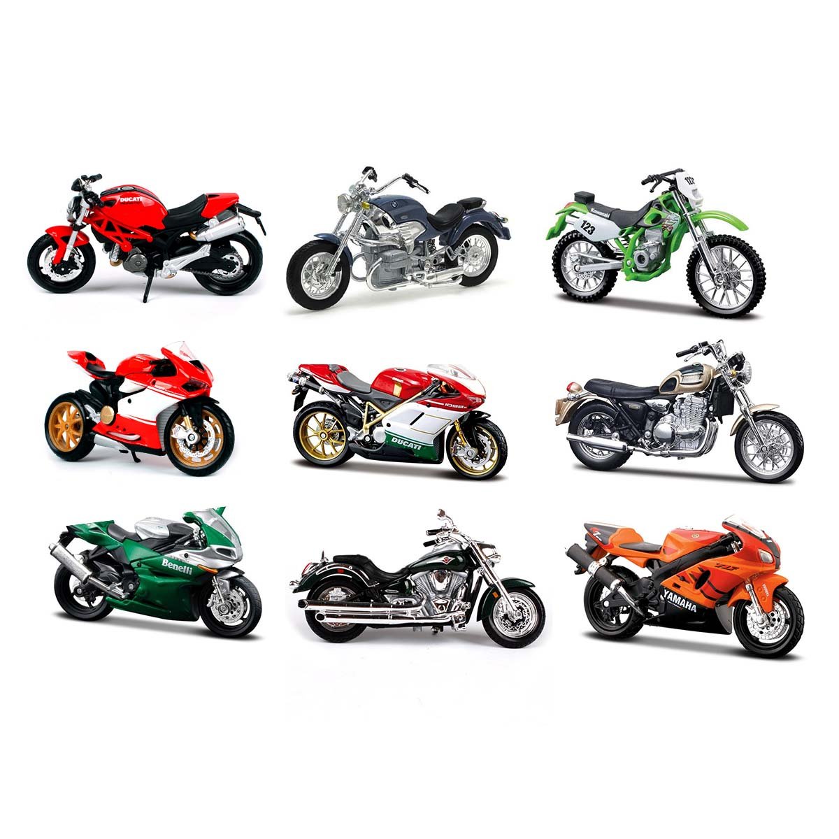 5dc125045e8db-15844 1:18 Maisto Motorsiklet - Görsel 1