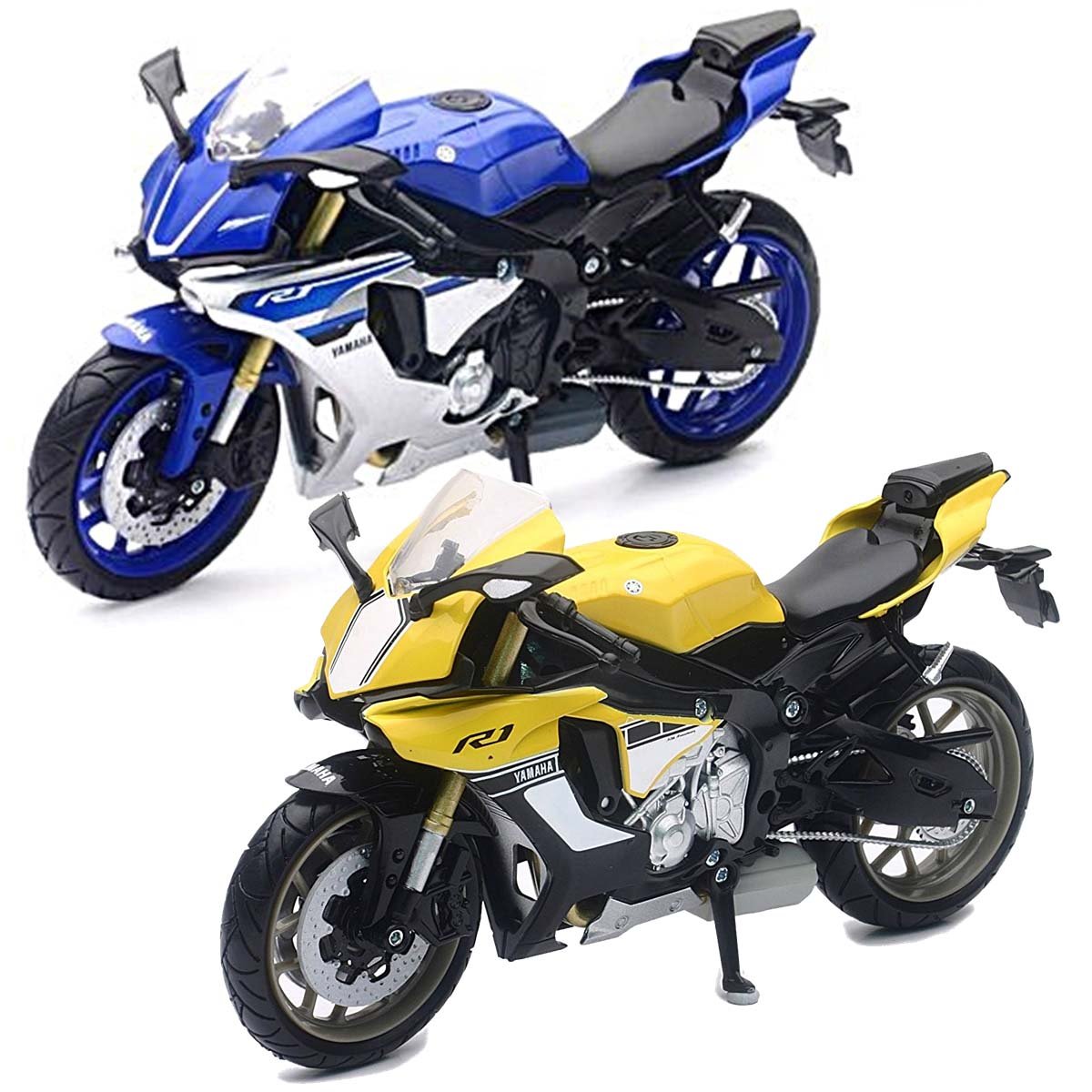 5dd63633aeac8-16814 Sunman 1:12 Yamaha YZF-R1 Model Motor - Görsel 1