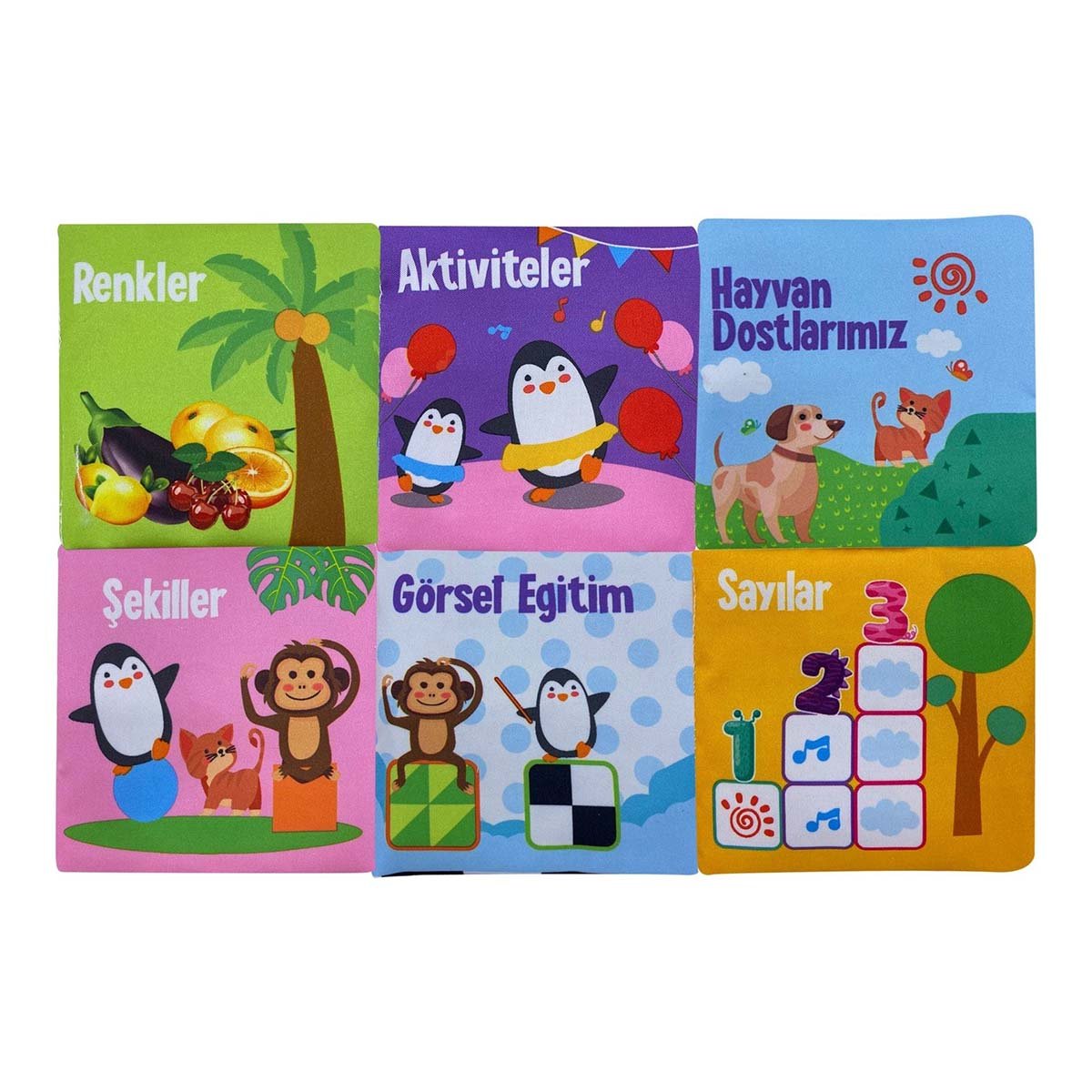 5f61cd439b63b-27217 Bebeğimin İlk Kitapçık Seti - 6 Adet - Görsel 1