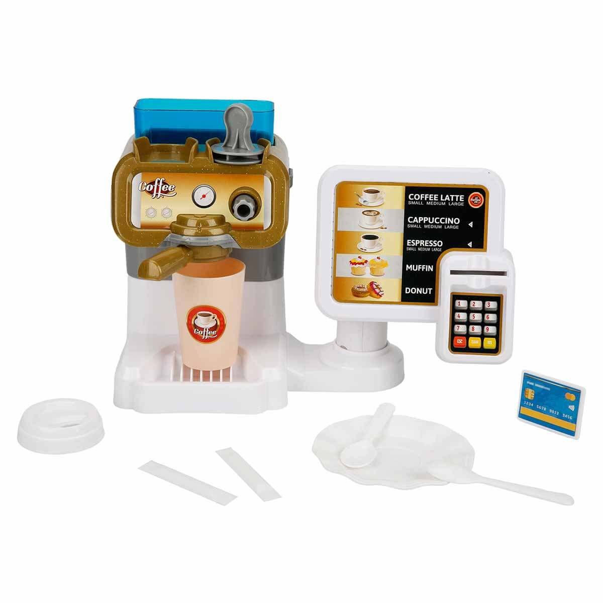 605c6781888cb-35176 Little Chef Sesli Kahve Makinesi ve Kasa Seti - Görsel 1