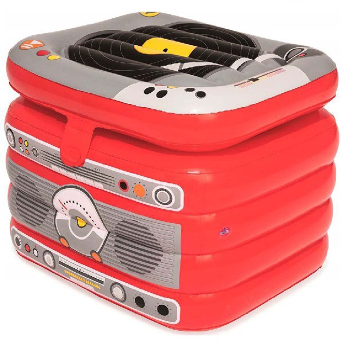 605d861f274c9-35206 Bestway Retromusic Portatif Şişme Buzdolabı 31 Litre - Görsel 1