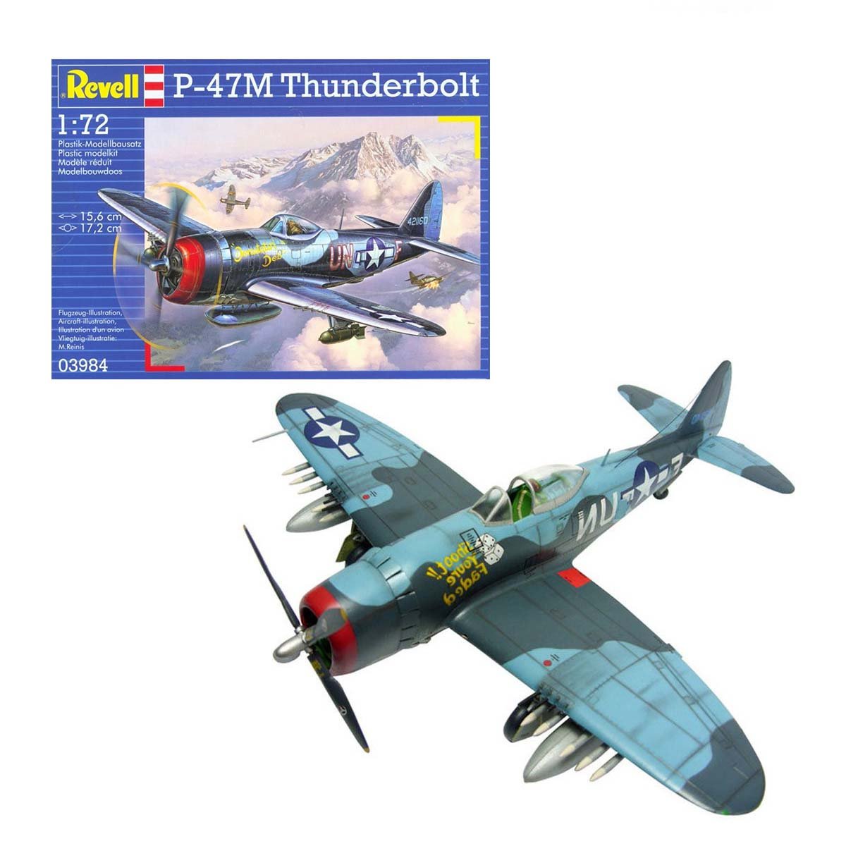 605ee6d7db793-35468 Revell P-47 M Thunderbolt Model Uçak - Görsel 1