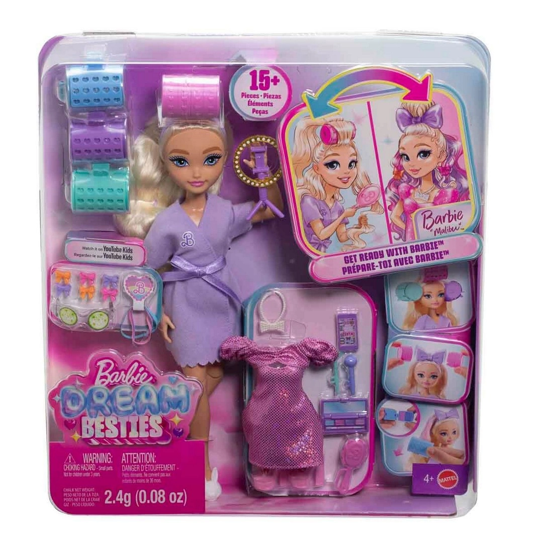 697b70074c422-39157016-sw1080sh1080 Barbie Dream Besties Barbie ile Hazırlan Malibu Bebek ve Aksesuarları - Görsel 1