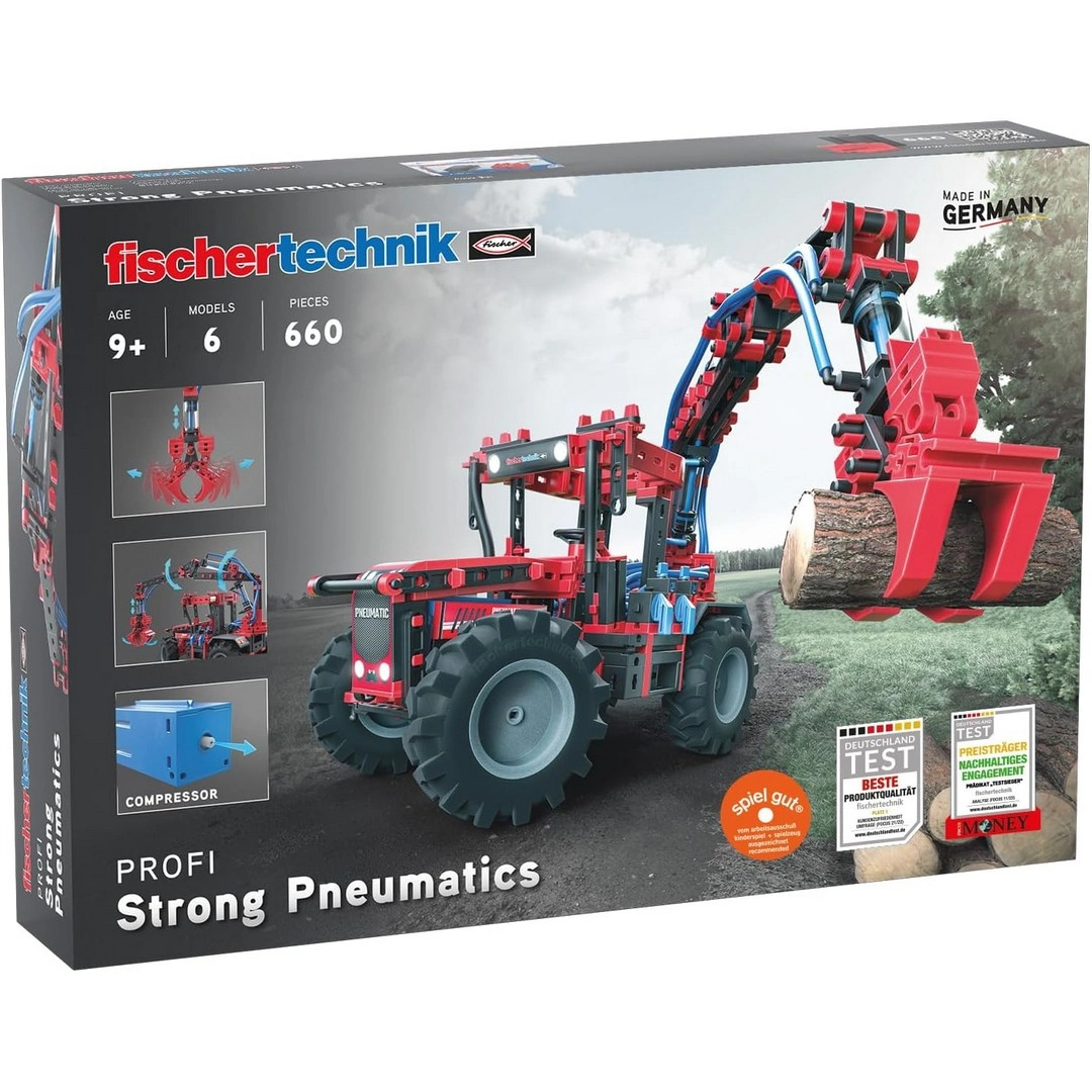 699ee8f0656b1-38432767-sw1080sh1080 Fischertechnik Güçlü Pnömatik Yapım Oyuncağı 660 Parça - Görsel 1