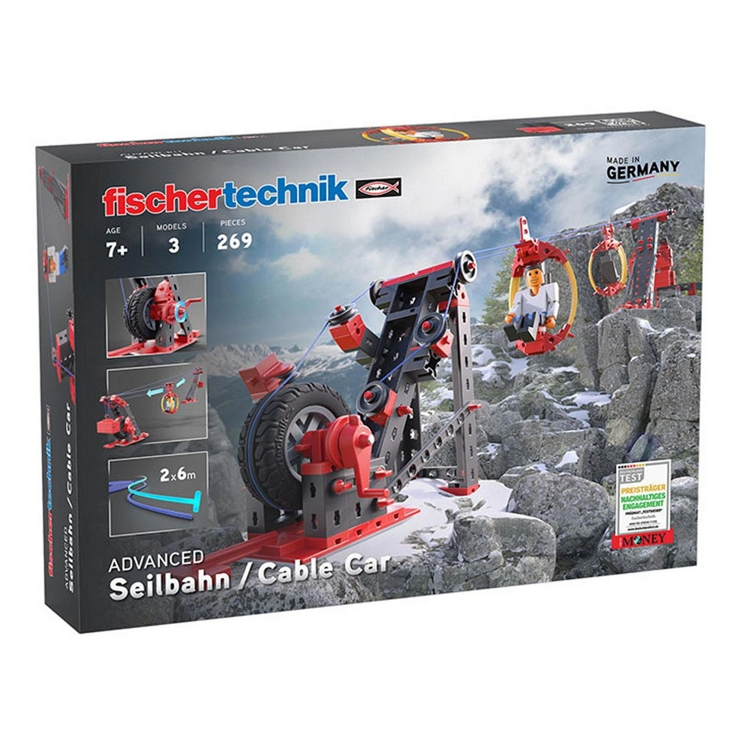 699f09817268b-47522019-sw1080sh1080 Fischertechnik Teleferik Yapım Oyuncağı 369 Parça - Görsel 1