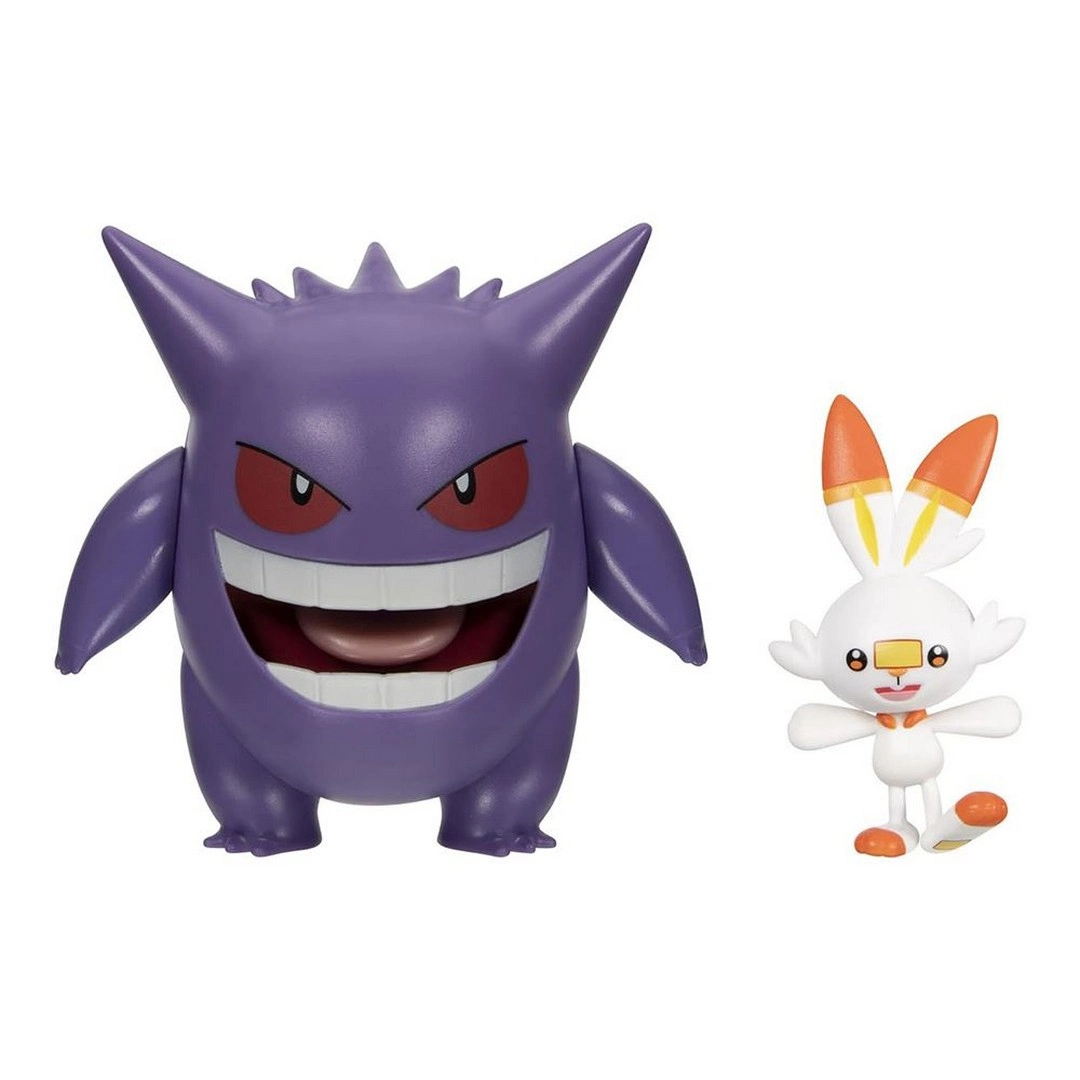 69d0e002eab23-10142110-sw1080sh1080 Pokemon Battle 2'li Figür Gengar & Scorbunny - Görsel 1