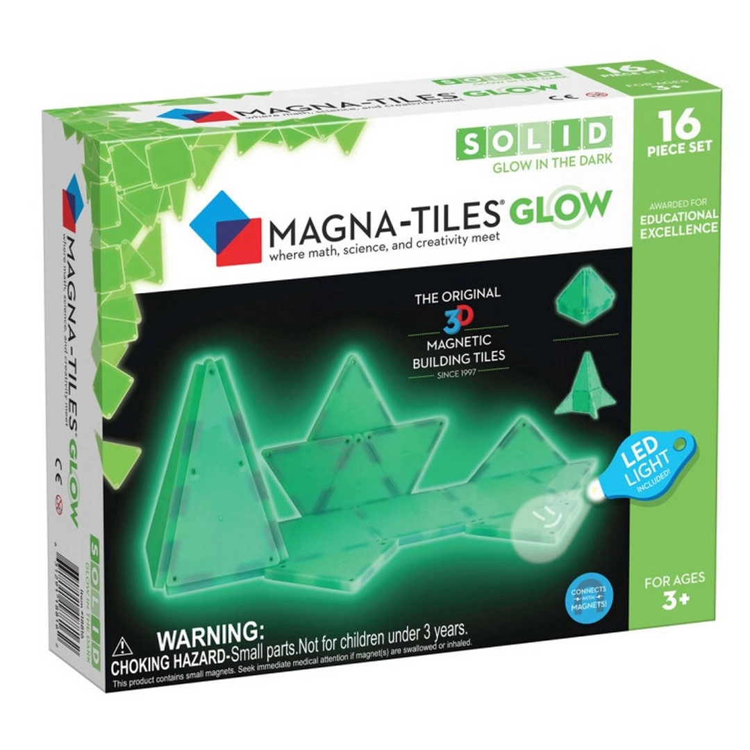 69d0e19ede5db-25173818-sw1080sh1080 Magna Tiles Glow Gece Parlayan Bloklar 16 Parça - Görsel 1
