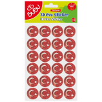 Bu-Bu Simli Eva Sticker Ay Ve Yıldız 24'lü Sticker