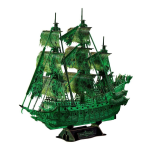 Uçan Hollandalı Gemisi 3D Puzzle Karanlıkta Parlayan