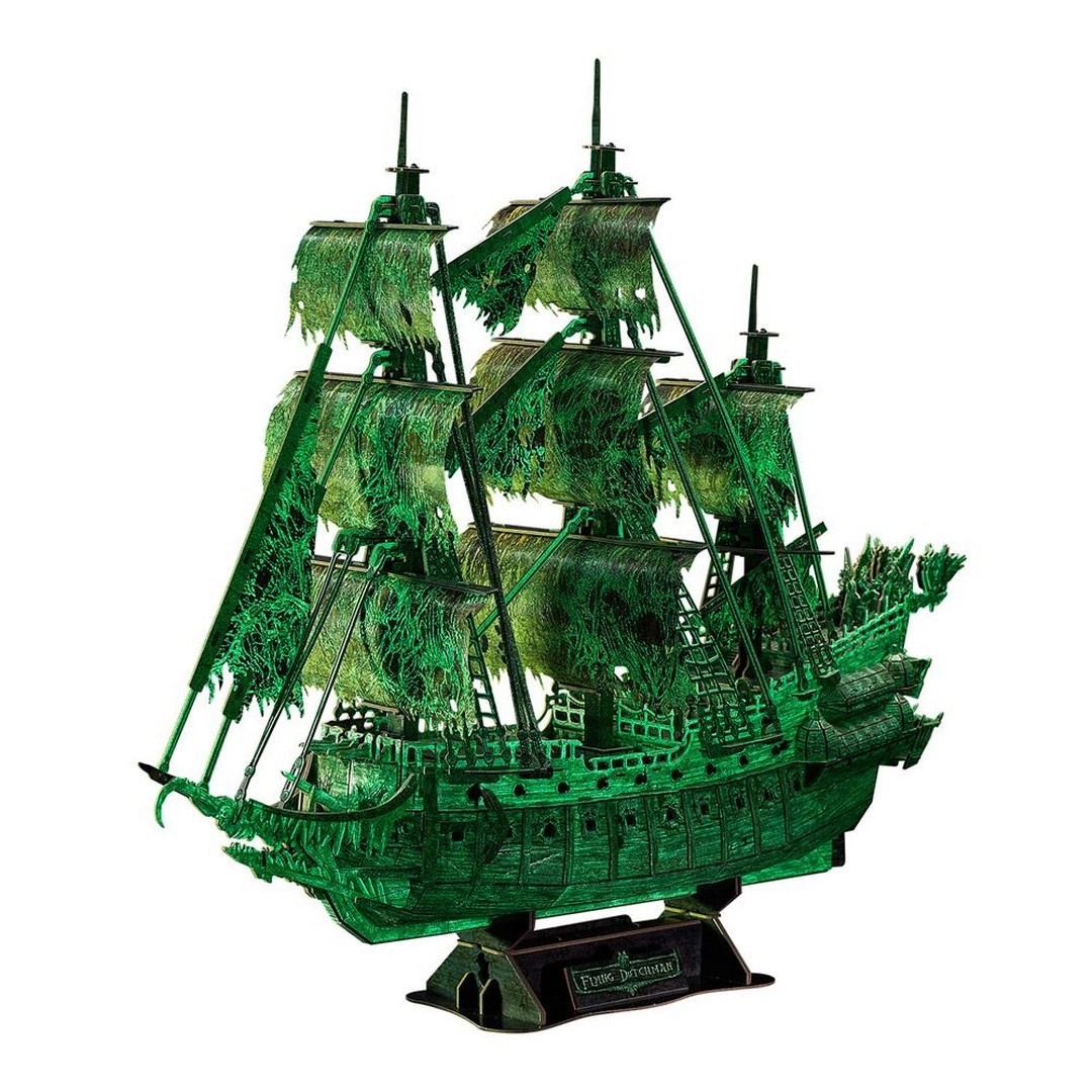 69ef2a1c3eca2-4877363-sw1080sh1080 Uçan Hollandalı Gemisi 3D Puzzle Karanlıkta Parlayan - Görsel 1