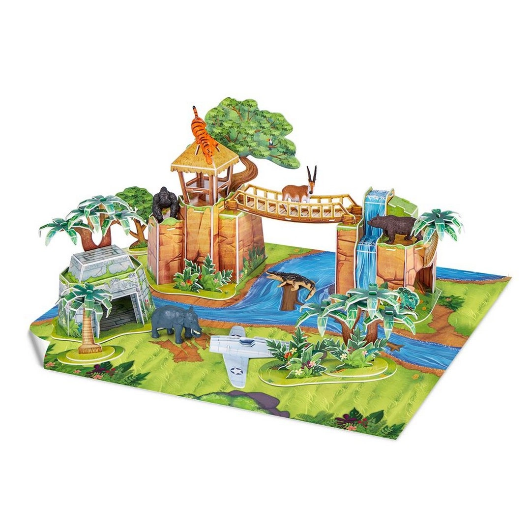 69ef2ebdbac00-38780890-sw1080sh1080 National Geographic Kids Orman Hayvanları Oyun Seti 3D Puzzle - Görsel 1
