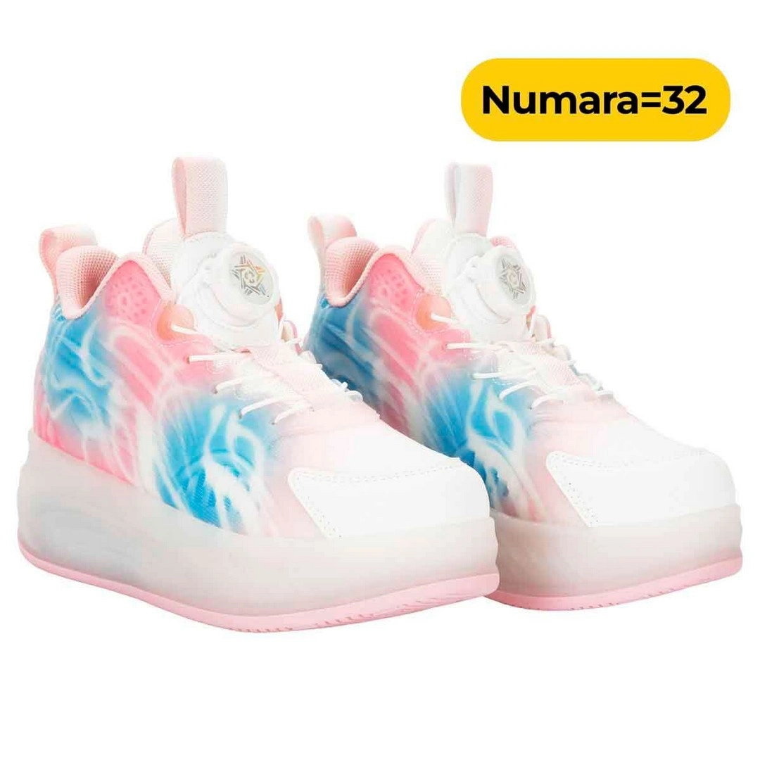 69f2fc8822b4b-55580220-sw1080sh1080 Rising Sports Işıklı Patenli Kız Spor Ayakkabı 32 Numara - Görsel 1