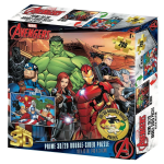 Prime 3D Marvel Avengers Çift Taraflı Puzzle 200 Parça