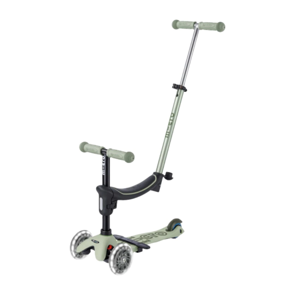 Micro Mini 6 in 1 Deluxe Rock and Go LED Scooter Yeşil