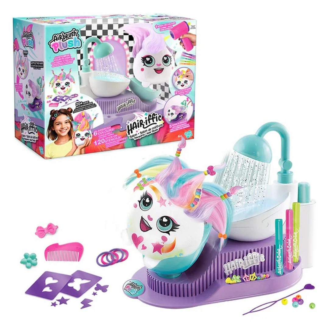 airbrush-pelus-sac-salonu-hobi-seti-94477286-sw1080sh1080 Airbrush Peluş Saç Salonu Hobi Seti - Görsel 1