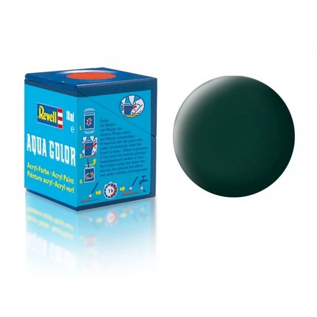aqua-color-black-green-mat-boya-18-ml-51274343-sw1200sh1200 Aqua Color Black Green - Mat Boya- 18 ml - Görsel 1