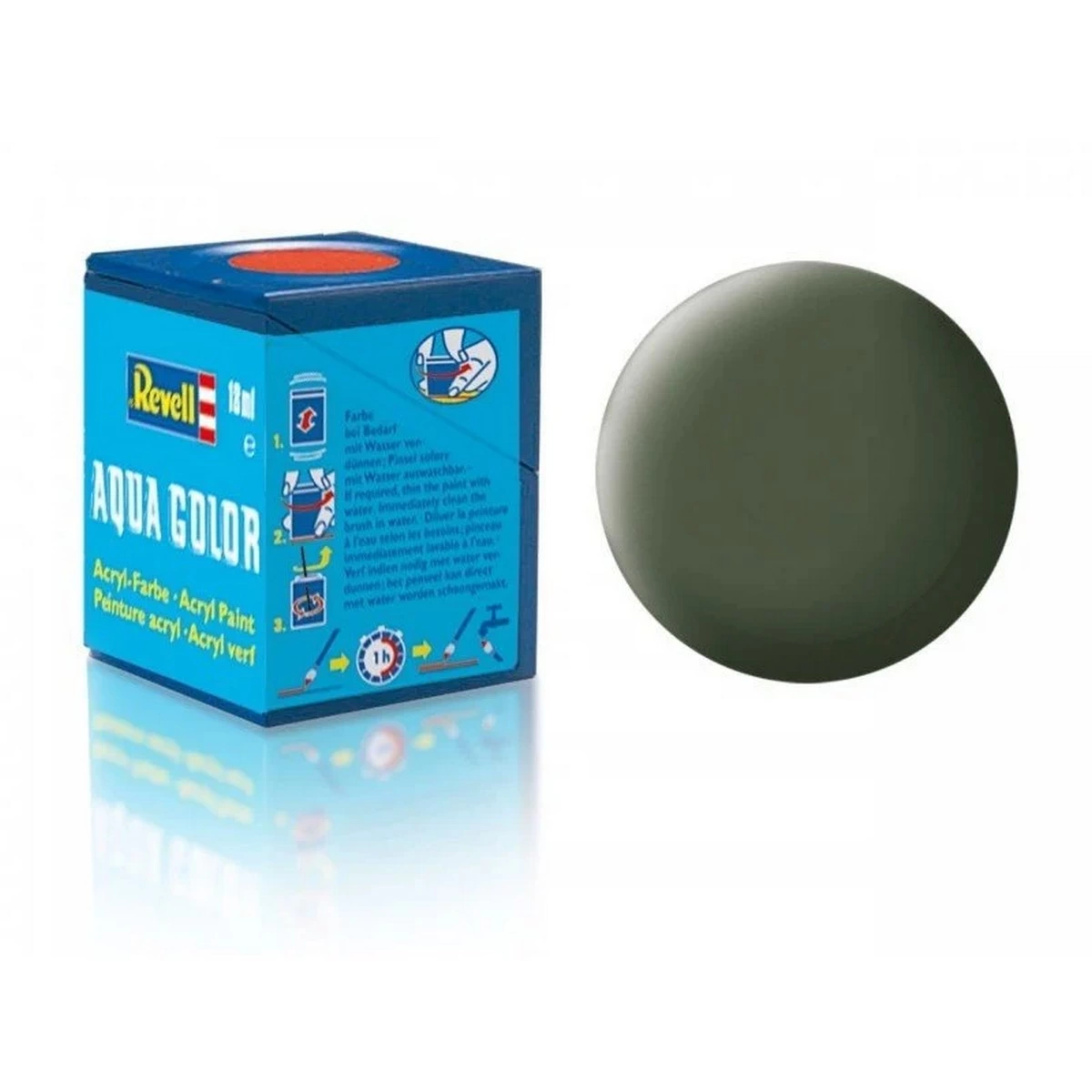 aqua-color-bronze-green-mat-boya-18-ml-72122738-sw1200sh1200 Aqua Color Bronze Green - Mat Boya - 18 ml - Görsel 1