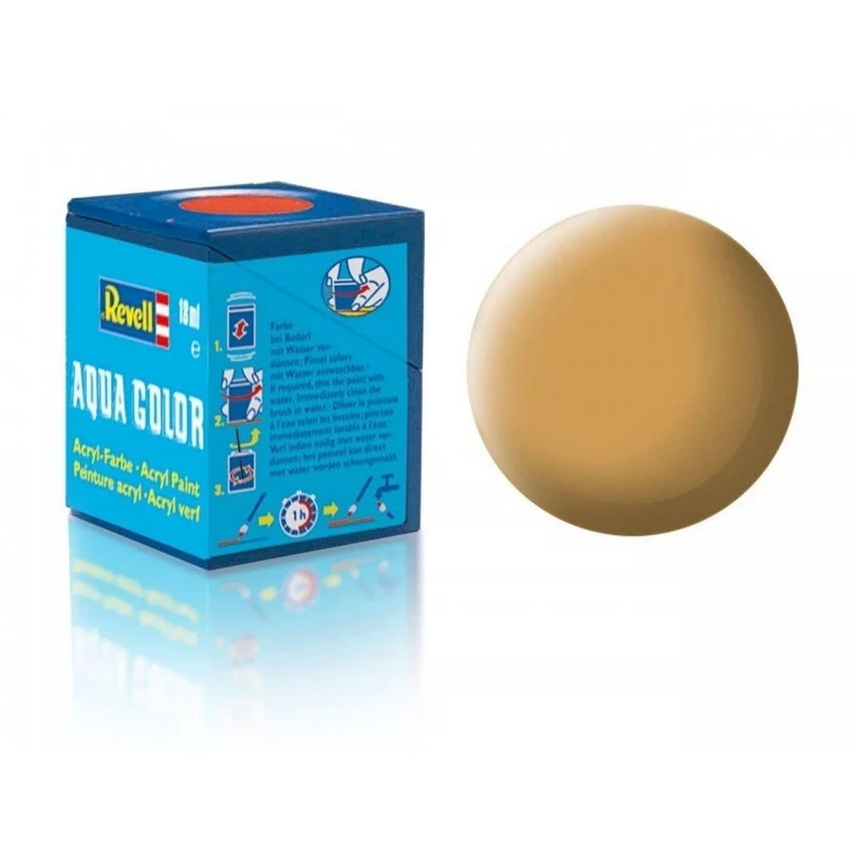 aqua-color-ochre-brown-mat-boya-18-ml-50595459-sw1200sh1200 Aqua Color Ochre Brown - Mat Boya- 18 ml - Görsel 1