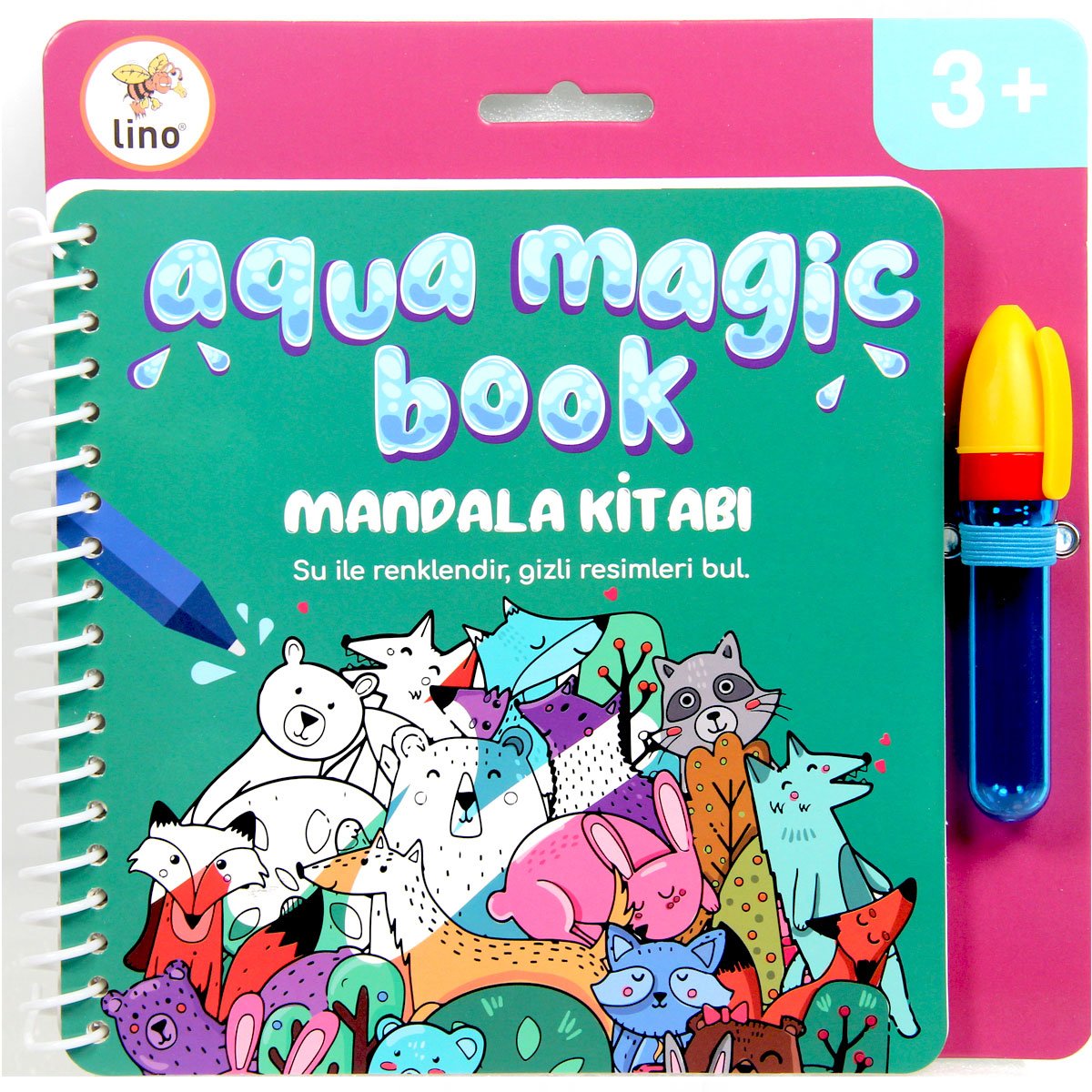 aqua-magic-mandala-sihirli-boyama-kitabi-846474 Aqua Magic Mandala Sihirli Boyama Kitabı - Görsel 1