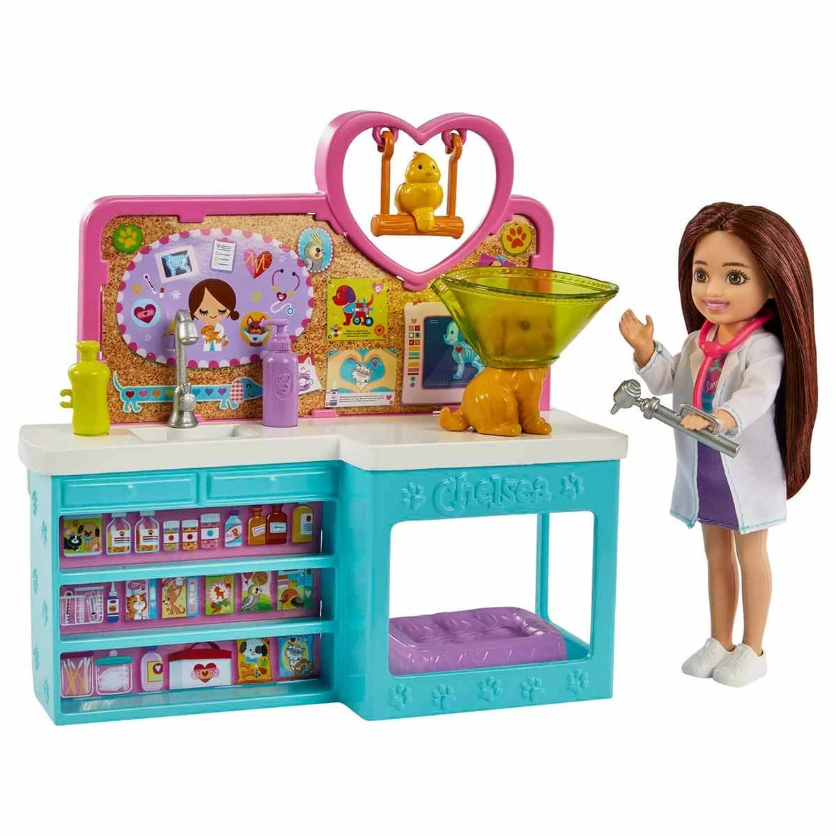 barbie-chelsea-meslekleri-ogreniyor-veteriner-oyun-seti-hgt12-21858584 Barbie Chelsea Meslekleri Öğreniyor Veteriner Oyun Seti HGT12 - Görsel 1