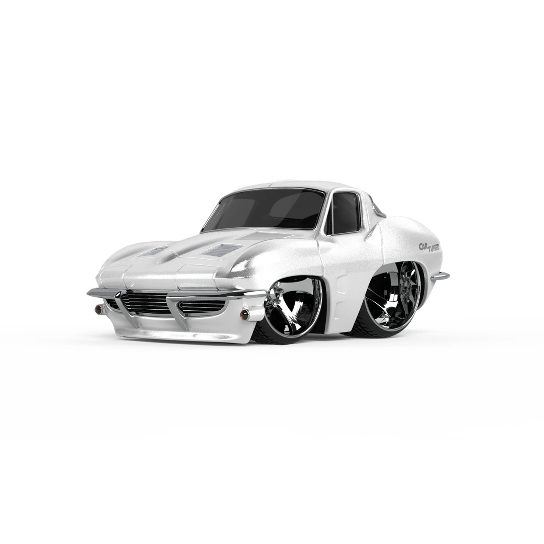 cartuned-s2-1963-chevy-corvette-stingray-beyaz-muscle-araba-57055253-sw1080sh1080 CarTuned S2 1963 Chevy Corvette Stingray - Beyaz Muscle Araba - Görsel 1