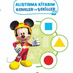 Disney Eğitsel Mickey ve Çılgın Yarışçılar Alıştırma Kitabım Renkler ve Şekiller