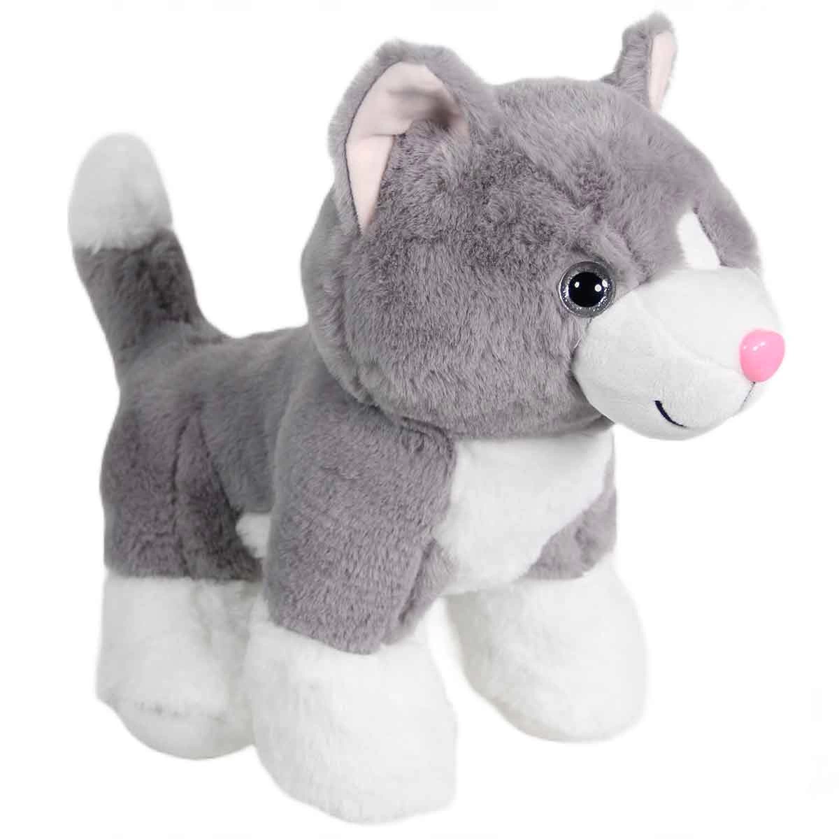 kedi-pelus-gri-36-cm-92715394 Kedi Peluş Gri 36 cm - Görsel 1