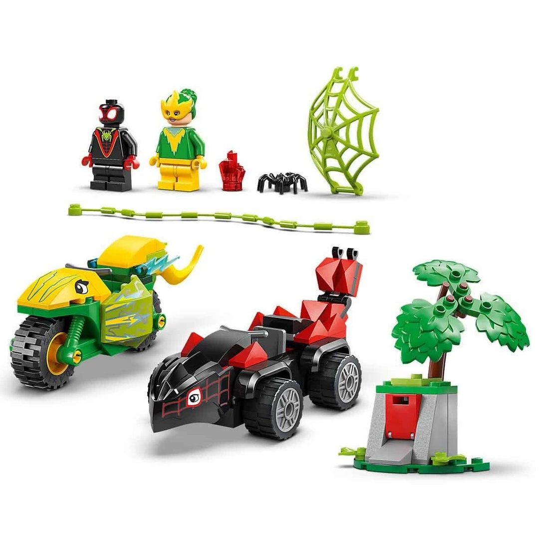 lego-marvel-spidey-ve-inanilmaz-arkadaslari-spin-ve-electro-dinozor-araci-takibi-11198-60459163-sw1080sh1080 LEGO Marvel Spidey ve İnanılmaz Arkadaşları Spin ve Electro Dinozor Aracı Takibi 11198 - Görsel 1