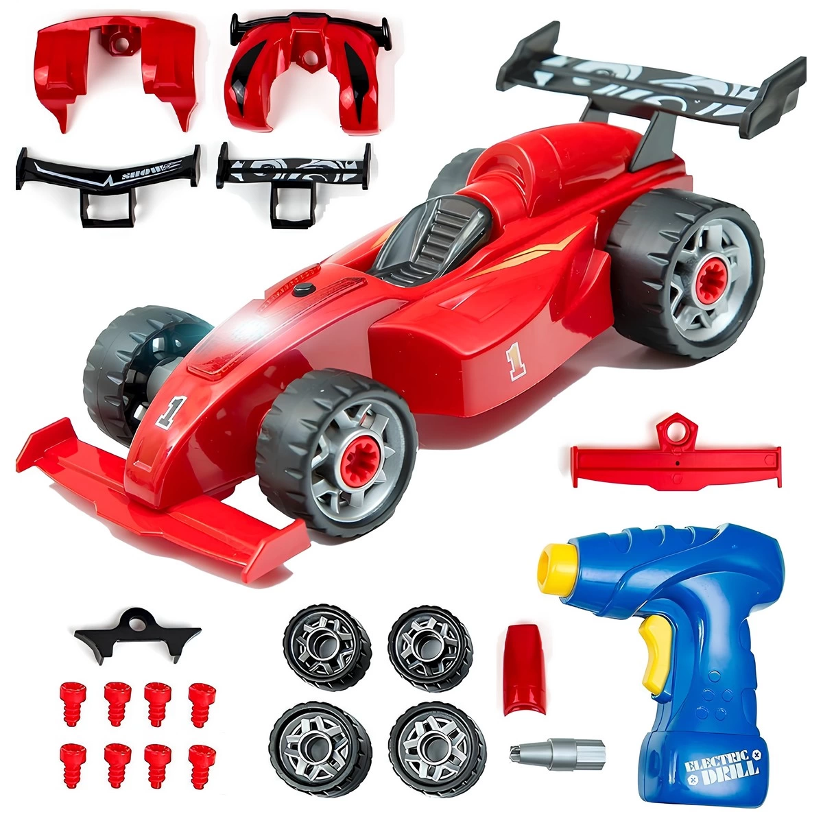 matkapli-formula-f1-araba-modifiye-seti-sesli-isikli-sok-tak-7405987-sw1200sh1200 Matkaplı Formula F1 Araba Modifiye Seti Sesli Işıklı Sök Tak - Görsel 1