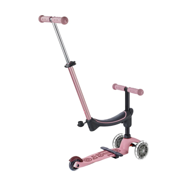 Micro Mini 6 in 1 Deluxe Rock and Go LED Scooter Pembe