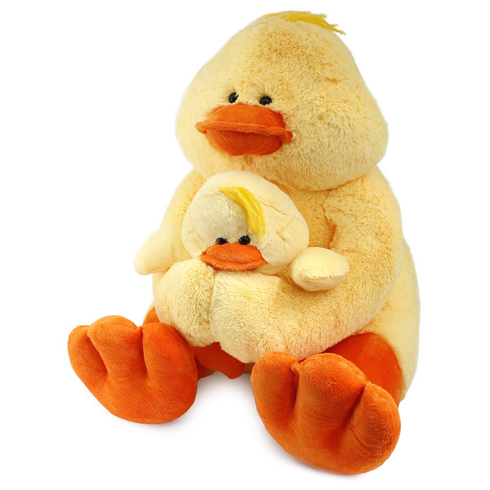 pelus-yavrulu-ordek-80-cm.-273257 Peluş Yavrulu Ördek 80 cm. - Görsel 1