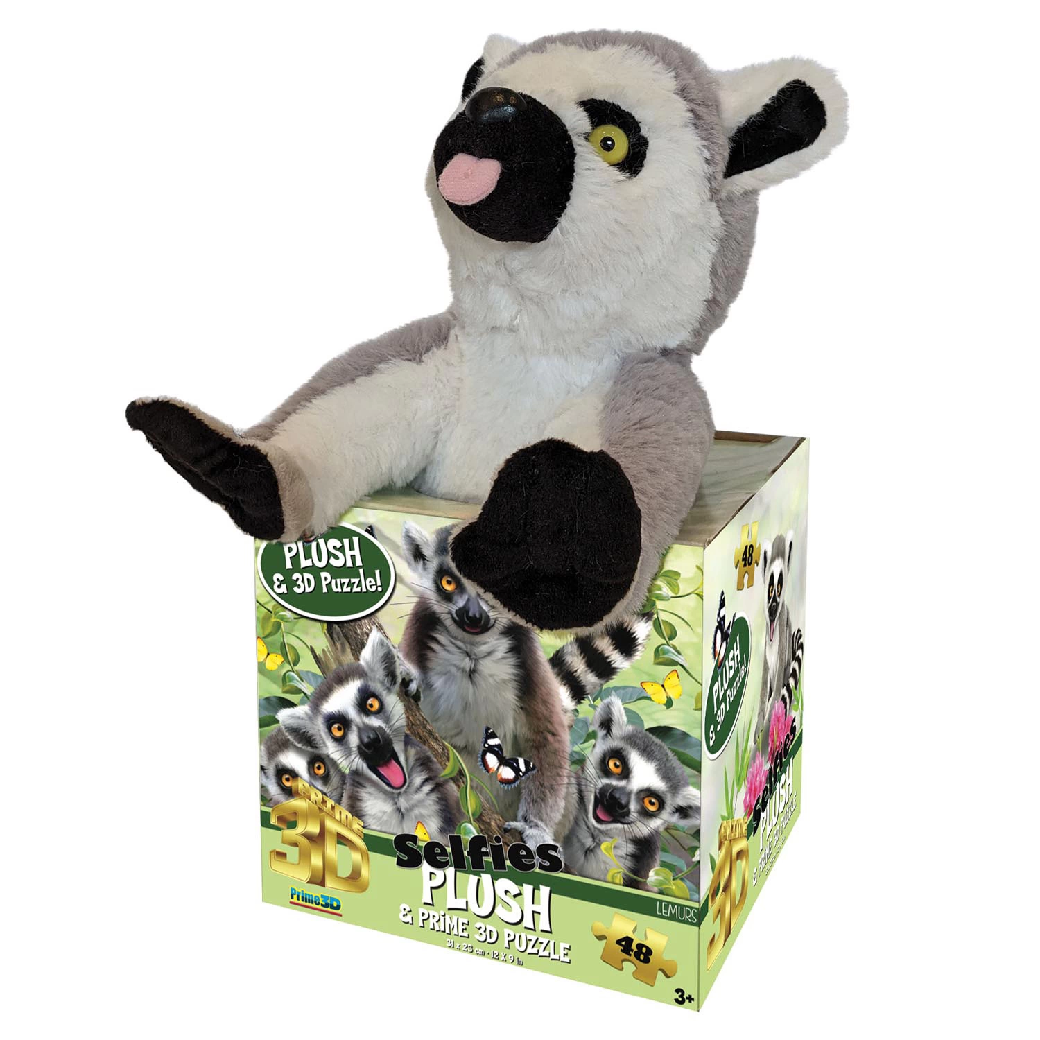 prime-3d-lemur-pelus-ve-selfie-48-parca-puzzle-15801-36786975-sw1500sh1500 Prime 3D - Lemur Pelüş ve Selfie 48 Parça Puzzle 15801 - Görsel 1