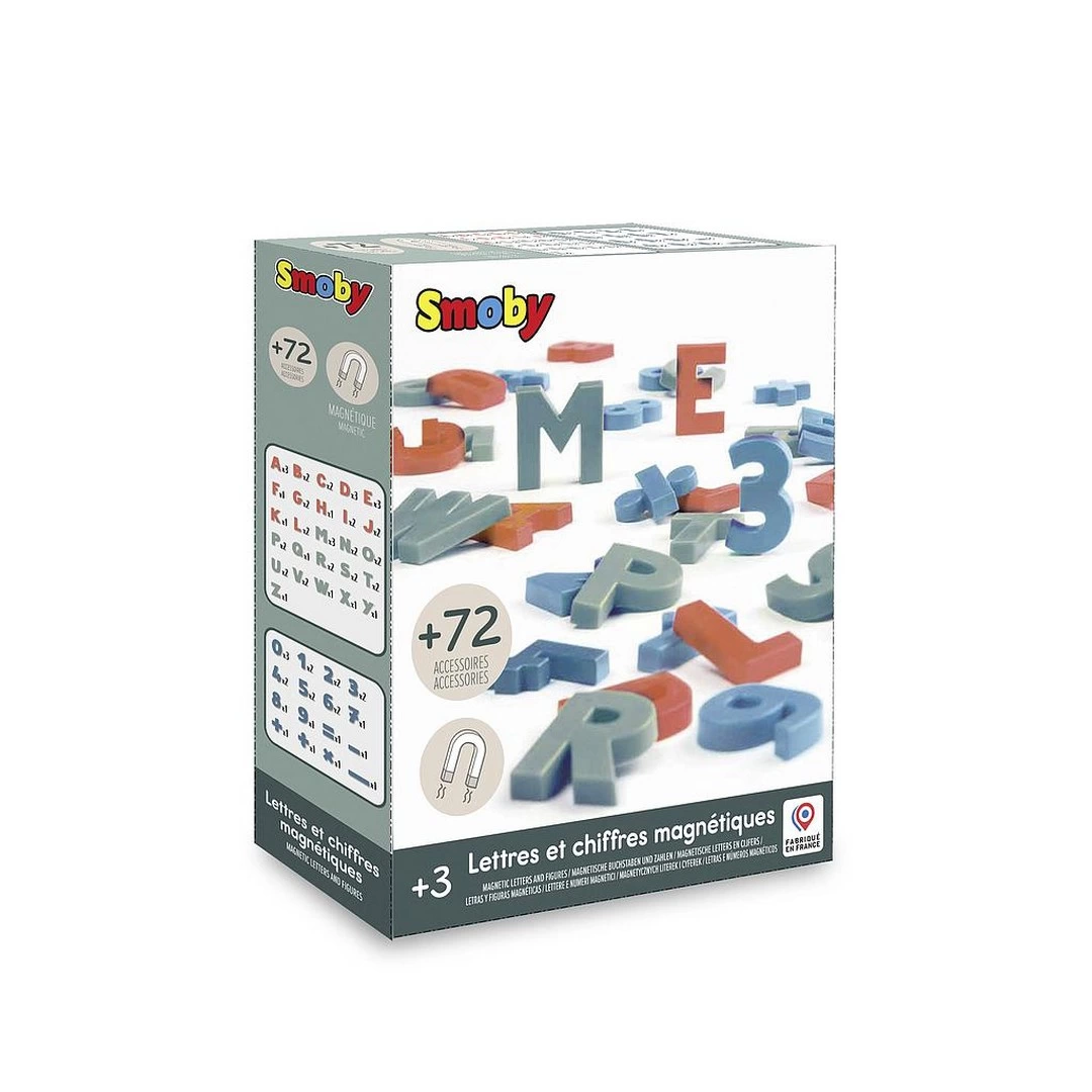 smoby-72-magnetic-letters-numbers-14738357-sw1080sh1080 Smoby Manyetik Harf & Sayılar 72 Parça - Görsel 1