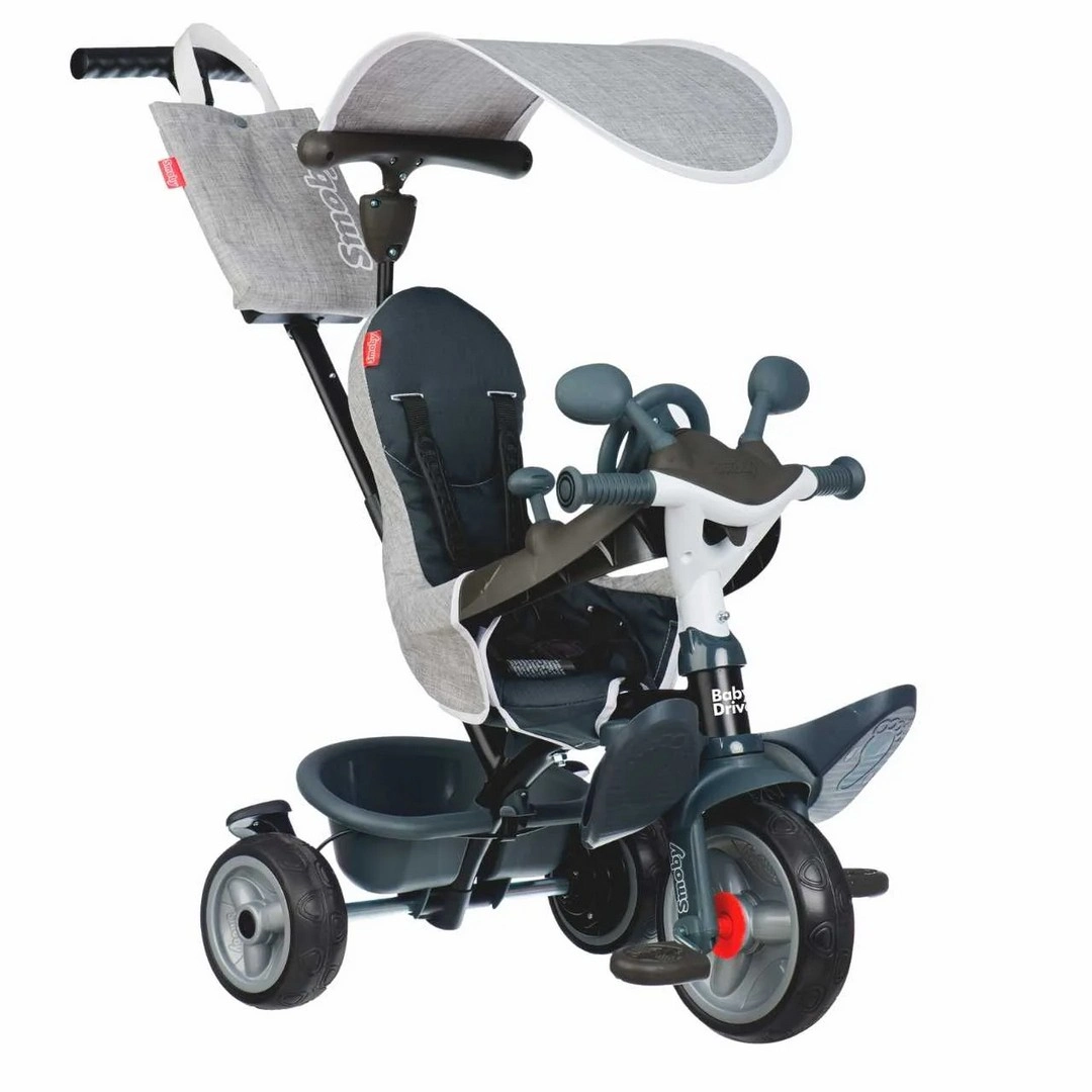 smoby-baby-driver-3-tekerlekli-bisiklet-gri-61075536-sw1080sh1080 Smoby Baby Driver 3 Tekerlekli Bisiklet Gri - Görsel 1