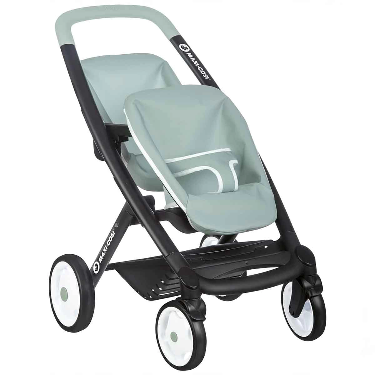 smoby-maxi-cosi-ikiz-oyuncak-bebek-arabasi-yesil-72729086-sw1200sh1200 Smoby Maxi-Cosi İkiz Oyuncak Bebek Arabası Yeşil - Görsel 1