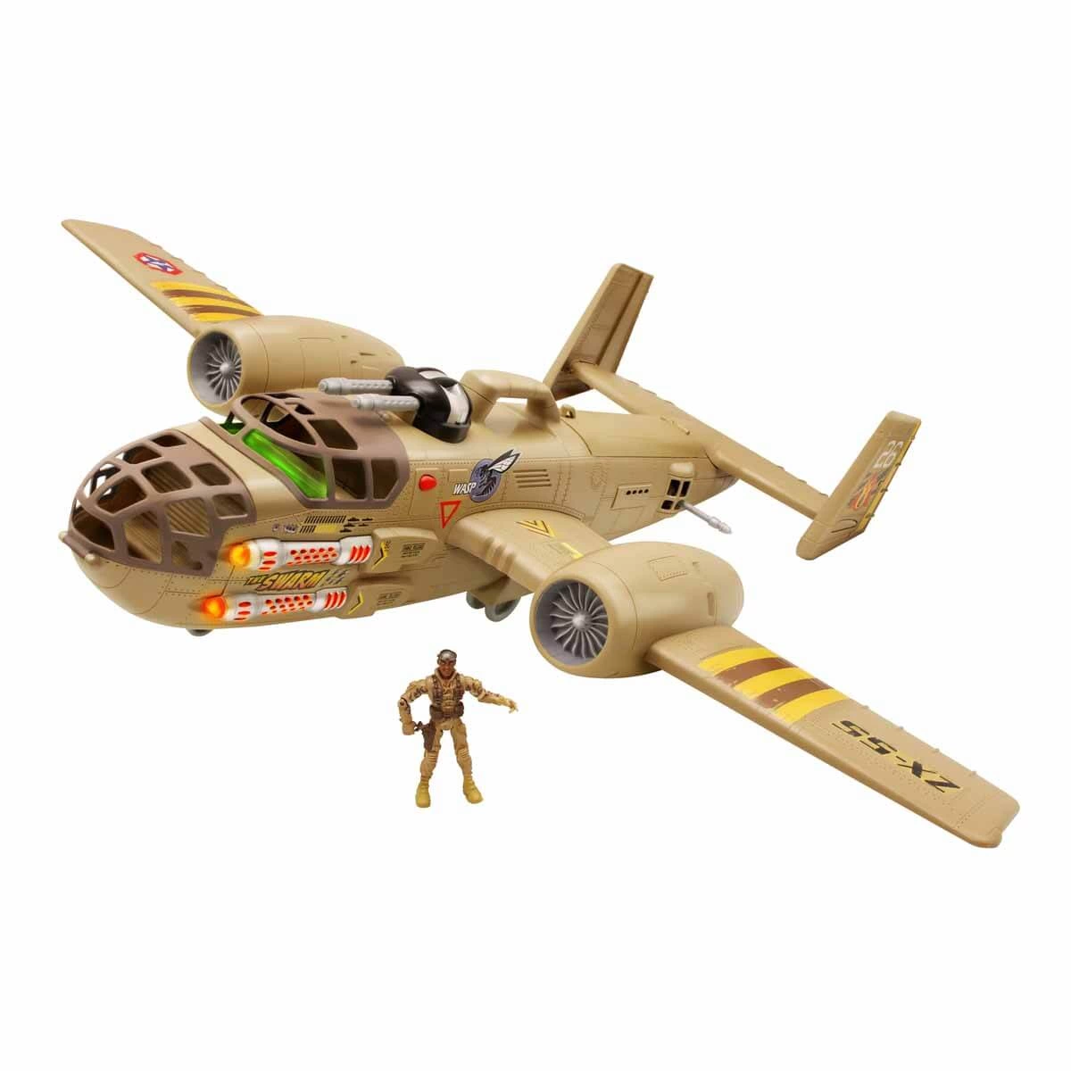 the-corps-universe-beast-bomber-sesli-ve-isikli-askeri-ucak-81863589-sw1200sh1200 The Corps Universe Beast Bomber Sesli ve Işıklı Askeri Uçak - Görsel 1